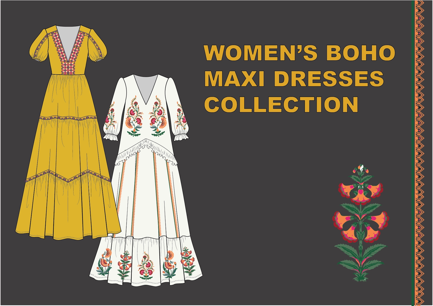 Women’s Boho Maxi Dresses Collections